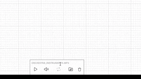 gif showing where to add a soundtrack to your Hololink